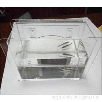 slid cover wall fish tank acrylic small table fish tank
